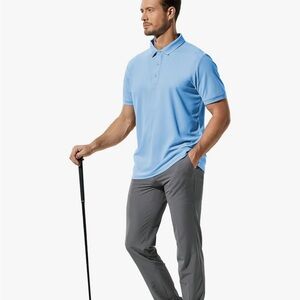 Sky Blue Men's Polo Shirt